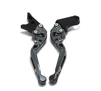 AESRTMJ for Buell X1 for Lightning 1998 1999 2000 2001 2002 Motorcycle Folding Extendable Adjustable Clutch Brake Levers(Titanium)