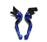 AESRTMJ for Buell X1 for Lightning 1998 1999 2000 2001 2002 Motorcycle Folding Extendable Adjustable Clutch Brake Levers(Blue Black)