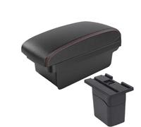 AESRTMJ For C&hevrolet For Cruze 2009 2010 2011 2012 2013 2014 2015 Armrest Centre Console Storage Box Interior(A1 Black red NO USB)