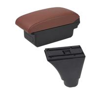 AESRTMJ For C&hevrolet For Nexia Car Armrest For C&hevrolet For Kalos Central Storage Box Car Accessories(A6 brown No USB)