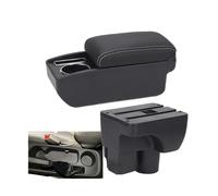 AESRTMJ For C&hevrolet For Sail 3 For Aveo 3 Car Armrest Retrofit Parts Storage Box Car Accessories(C3 Black white NO USB)