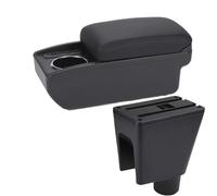 AESRTMJ For C&hevrolet For Spark Armrest Box For C&hevrolet For Spark 3 III For Aveo T200 Car Armrest Storage Box Cup Holder(B2 Black line 6USB)