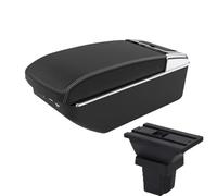 AESRTMJ For C&hevrolet For Trax For Tracker 2015 2016 2017 2018 Car Armrest Box Car Storage Box Accessories(A3 Black white 7USB)