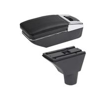 AESRTMJ For Citroen C3 C4 Armrest Box Storage Box Interior Dedicated Retrofit Parts(A black line No USB)
