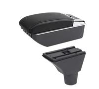AESRTMJ For Citroen C3 C4 Armrest Box Storage Box Interior Dedicated Retrofit Parts(C black line 7USB)
