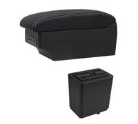 AESRTMJ For Citroen For Berlingo Armrest Retrofit Parts Car Armrest Storage Box Car Charging USB Interface(E1 White Line)