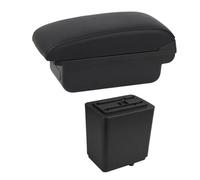 AESRTMJ For Citroen For Berlingo Armrest Retrofit Parts Car Armrest Storage Box Car Charging USB Interface(B1 Black Line)