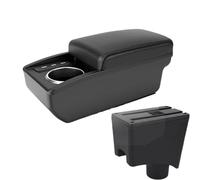 AESRTMJ For Dacia For R&enault For Sandero For Logan 2 Car Armrest Box Storage Box Car Accessories(B2 Black line 6USB)