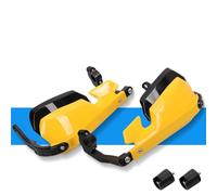 AESRTMJ For DUCATI MTS V4 V4mts Aluminum Alloy Handguards Motorcycle Shield Hand Guard Protector Windshield Handlebar Protect(Yellow)