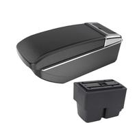 AESRTMJ For F&ord For Fiesta For Fiesta MK7 Car Armrest 2009-2017 Storage Box Interior Accessories(B2 black line NO USB)