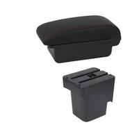 AESRTMJ For F&ord For Focus 2 Armrest Box For Focus 2 Mk2 2005 2006 2007 2008 2009 2010 2011 Car Armrest Box Storage Box Car Accessories(B red line 3USB)