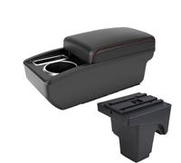 AESRTMJ For F&ord For FOCUS 3 Armrest Box For F&ord For Focus III MK3 Car Armrest Storage Box(A1 Black red NO USB)