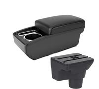 AESRTMJ For Kia For K2 Car Central Console Storage Box Car Armrest Box Storage Space Interior Modification With USB(A2 black line No USB)