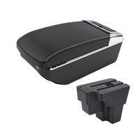 AESRTMJ For KIA For RIO For STONIC or Rio Lx Cerato Car Armrest Retrofit Part Storage Box(A3 Black white 7USB)