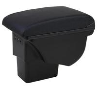 AESRTMJ For Kia For Soul 2006 2007 2008 2009 2010-2017 Armrest Box Leather Car Interior Parts Center Console With USB(A2 Artificial leather)