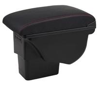 AESRTMJ For Kia For Soul 2006 2007 2008 2009 2010-2017 Armrest Box Leather Car Interior Parts Center Console With USB(B1 genuine leather)