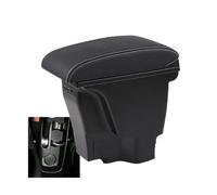 AESRTMJ For Kia Rio 3 Armrest Box For Kia Rio III 2011 2012 2013 2014 2015 2016 Car Storage Box PU Leather Central Armrest Box(B3 genuine leather)