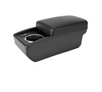 AESRTMJ For Lada For Granta Armrest Box For Lada For Kalina Car Armrest Car Storage Box Interior Retrofit Central Armrest Box(B2 Black line 6USB)