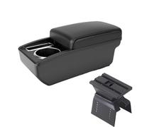 AESRTMJ For Lada For Vesta Armrest Box For Vesta SW SW CROSS SPORT Car Armrest Box Center Console Accessories With USB(A2 black line No USB)