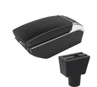 AESRTMJ For LADA For XRAY Car Armrest Box Central Storage Box Retrofit Interior With USB Car Accessories(A2 Black line7 USB)