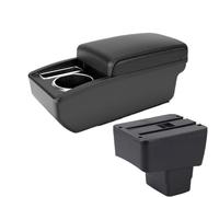 AESRTMJ For Mazda CX-3 Armrest Box For Mazda 2 Skyactiv Version For Cx3 CX-3 Car Armrest Storage Box(A2 black line No USB)