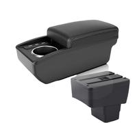AESRTMJ For Mazda CX-3 Armrest Box For Mazda 2 Skyactiv Version For Cx3 CX-3 Car Armrest Storage Box(B3 white line 6 usb)
