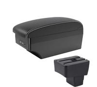 AESRTMJ For Mazda CX-3 Armrest Retrofit For Mazda 2 Skyactiv Version For Cx3 CX-3 2018 2019 2020 Car Armrest Storage Box Charging USB(A3 Black white 7USB)