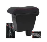 AESRTMJ For Mercedes For Smart 453 For Fortwo For Forfour 2015-2019 Car Armrest Box Retrofit Parts Interior Storage Box(A 6 leather 3usb)