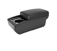 AESRTMJ For N&issan For DATSUN MIDO NODO Car Armrest Car Storage Box Interior Retrofit Central Armrest Box(A3 Black white NO USB)