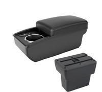 AESRTMJ For N&issan For Note E-Power Armrest Box For N&issan For Note 2016-2022 Central Storage Box(B3 white line 6 usb)