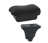 AESRTMJ For Opel For Corsa C Armrest Box For Opel For Corsa C Car Armrest Central Storage Box Retrofit With USB(A2 black line No USB)