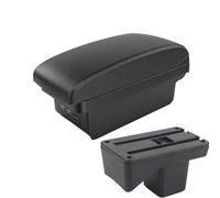 AESRTMJ For Perodua For Axia 2023 Armrest Center Console Armrest Storage Box Car Accessories With Usb(B2 black line 3USB)