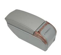 AESRTMJ For Peugeot 206 207 Armrest Box Elbow Rest Center Console Car Retrofit Parts Storage Accessories Interior USB Interface(A-Gray)