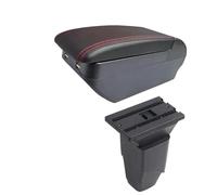 AESRTMJ For PEUGEOT for 206 Armrest Box For Peugeot for 206 cc Cabrio Car Armrest Storage Box Interior Dedicated Retrofit parts(RED,H)