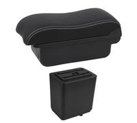 AESRTMJ For Peugeot For Partner Tepee Armrest Retrofit Parts Car Armrest Storage Box Car Charging USB Interface(B2 White Line)