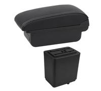 AESRTMJ For Peugeot For Partner Tepee Armrest Retrofit Parts Car Armrest Storage Box Car Charging USB Interface(B1 White Line)