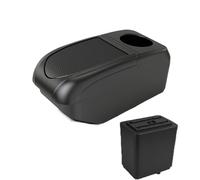 AESRTMJ For Peugeot For Partner Tepee Car Armrest Box Retrofit Storage Box Car Accessories(B1 Black Frame 6USB)