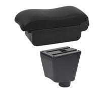AESRTMJ For R&enault For Clio 4 Armrest For R&enault For Captur For Clio 3 III IV Car Armrest Box Car Storage Box Cup Holder Ashtray(B2 Black Line)