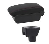 AESRTMJ For R&enault For Duster Armrest 2012 2013 2014 2015 2016 2017 2018 Car Armrest Box Dual Layer Central Armrest Box(B1 Red Line)