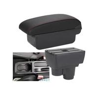 AESRTMJ For R&enault For Duster For Dacia 2019 2020 2021 2022 202 Center Console Storage Box Decoration Accessories(C1 Black red NO USB)