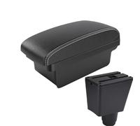 AESRTMJ For R&enault For Sandero II 2013 2014 2015 2016-2022 Car Armrest Box Storage Box Central Armrest Box(A3 Black white NO USB)