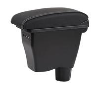 AESRTMJ For Smart For Fortwo Armrest For Mercedes For Smart 453 For Fortwo For Forfour 2015-2018 Car Armrest Box(B3 genuine leather)