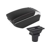 AESRTMJ For Toyota For Yaris For Vitz Hatchback 1998-2005 Car Armrest Box Central Storage Arm Rest USB Interface(A1 Black red 7USB)