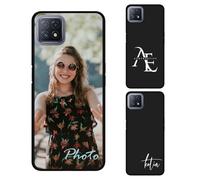 AESTHESTIFY Custom Case for Oppo A73 5G Personalized Photo - Liquid Silicone TPU, Slim Soft Shockproof Protective Shell, Customized Picture Logo Text Unique Phone Cover Gift, Black