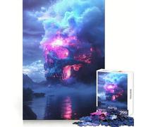 Aesthetic 1000 Pieces Puzzles for Adults Strong Memory Quality Print Fun Challenge Night Fun (50x75cm)