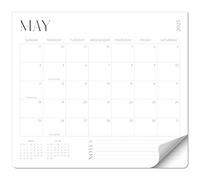 Aesthetic 2025-2026 Magnetic Fridge Calendar - Runs from January 2025 Until July 2026 - The Perfect Monthly Refrigerator Calendar With Black & White Designs for Easy Organizing
