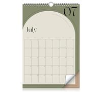 Aesthetic 2025-2026 Wall Calendar - Runs Until July 2026 - The Perfect Wall Hanging Calendar Planner for Easy Organizing