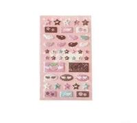 Aesthetic 3D Musical Note Stickers, Bubble Foam Decals for Scrapbooking Journaling Cute Wings Vintage Collage Stickers for Diary Planner(Poster4)