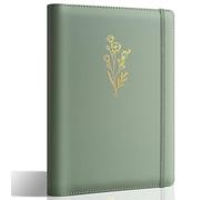 Aesthetic A5 Binder 6 Ring Refillable Notebook Planner Cover Small 0.8 Inch Loose Leaf Binder for Journaling or Collections Refillable Notebook Holder with Pocket