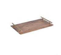 Aesthetic Appeal Meets Functionality in This Premium Wooden Serving Board With Metal Hardware (medium)